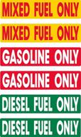 🚀 premium fuel decals set - diesel, gasoline, and mixed fuel only - waterproof, laminated, uv fade protected - prime delivery included логотип