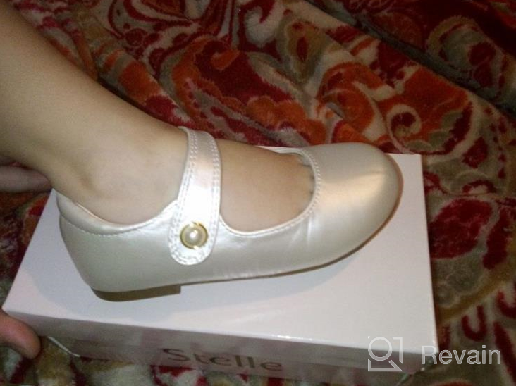 img 1 attached to STELLE White Slip-On Flats - T12 Girls' Shoes review by Nikki Shen