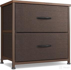 img 4 attached to CubiCubi Dresser Nightstand Organizer Entryway Furniture ... Bedroom Furniture