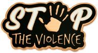show your support for stop the violence movement with pinmart's enamel lapel pin! logo