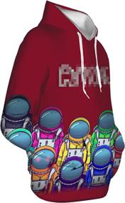 img 4 attached to HERSESI Realistic Digital Pullover Sweatshirt Boys' Clothing ~ Fashion Hoodies & Sweatshirts