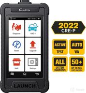 launch creader cre-p: bi-directional car diagnostic scanner with all system obd2, 50+ relearns & resets, 56 optional car software, android code reader, autovin, 16g memory, wi-fi updatable logo