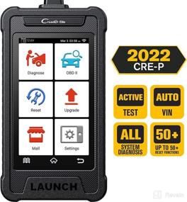 img 4 attached to LAUNCH Creader CRE-P: Bi-directional Car Diagnostic Scanner with All System OBD2, 50+ Relearns & Resets, 56 Optional Car Software, Android Code Reader, AutoVIN, 16G Memory, Wi-Fi Updatable