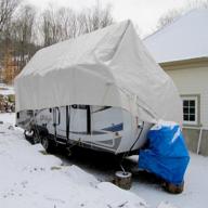 windscreen4less 6' x 8' heavy duty waterproof 👍 white poly tarp - 10 mil thickness for ultimate protection логотип