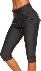 img 4 attached to Sheshow Womens Skirted Leggings Sports Women's Clothing in Swimsuits & Cover Ups