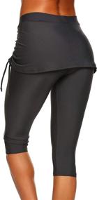 img 2 attached to Sheshow Womens Skirted Leggings Sports Women's Clothing in Swimsuits & Cover Ups
