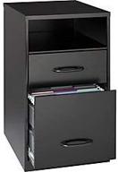 📁 lorell file cabinet 24.5h x 14.3w x 18d black: stylish and functional storage solution logo