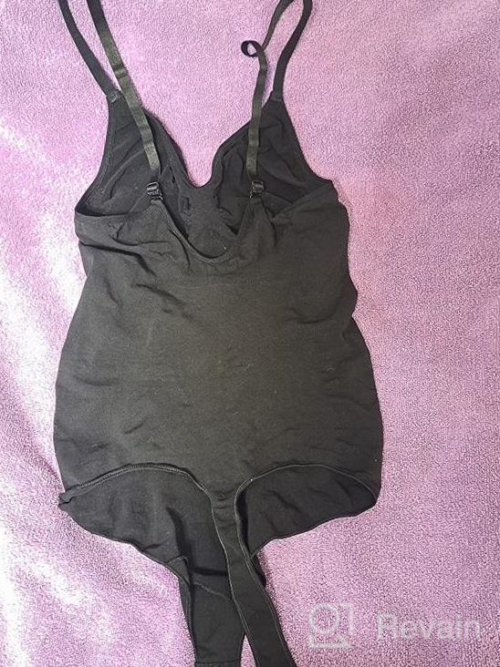 img 1 attached to 👗 YIANNA Tummy Control Seamless Shapewear Body Shaper for Women - Sculpting Bodysuit review by Jeremiah Whiteley