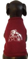 толстовка из флиса mississippi state bulldogs логотип