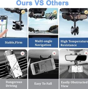 img 2 attached to Convenient 360° Rotatable and Retractable Car Phone Holder for All Mobile Phones and Cars