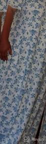 img 6 attached to Dreams & Co. Women'S Plus Size Long Floral Print Cotton Gown Pajamas