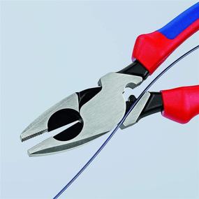 img 1 attached to 🔧 Knipex 09 12 240 - Top-Rated 9.5-Inch Lineman's Pliers with Fish Tape Puller and Crimper