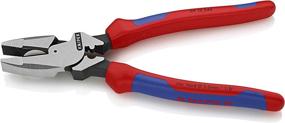 img 3 attached to 🔧 Knipex 09 12 240 - Top-Rated 9.5-Inch Lineman's Pliers with Fish Tape Puller and Crimper