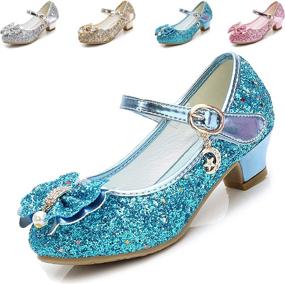 img 4 attached to Cadidi Dinos Wedding Princess Toddler Girls' Shoes via Flats