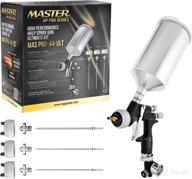 🎨 master pro 44 series high performance hvlp spray gun ultimate kit: perfect for automotive, woodworking, and more! logo