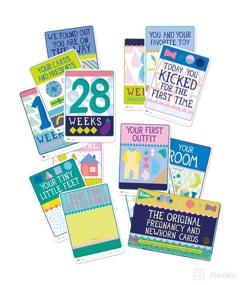 img 2 attached to 🤰 MILESTONE Pregnancy Cards Gift Set - 30 Pack