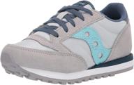 saucony kids original little black girls' shoes in athletic logo