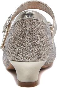 img 1 attached to 👠 Enchanting DeerBunny Glitter Wedding Shoes: Perfect Toddler & Little Girls' Flats