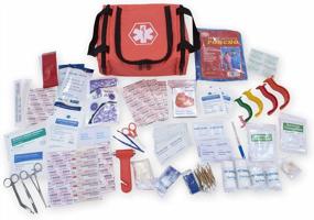 img 1 attached to Fully Stocked Trauma First Aid Kit For EMS, First Responders And Techmed - Orange