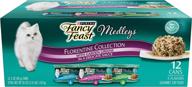 fancy feast medleys florentine collection: variety pack 🐱 of (12) 3 oz cans for wet cat food логотип