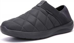 img 4 attached to Plush Slip-On Indoor House Shoes For Men And Women - KUBUA Slippers: Ideal For Outdoor, Garden, And Relaxation Time