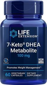 img 4 attached to Life Extension 7-Keto DHEA Metabolite 100Mg: Weight Management & Hormone Balance Supplement For Non-GMO, Gluten Free Diet - 60 Vegetarian Capsules