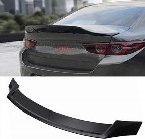 img 4 attached to Enhance Your Car'S Style With MotorFansClub Rear Spoiler Tailored For Mazda 3 Sedan Axela 2014-2018 - Truck Spoiler Wing Trunk Lip
