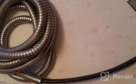 img 1 attached to Extra Long Shower Hose - 8Ft Stainless Steel Replacement Hose For Handheld Shower Heads By HOMEIDEAS review by Dennis Brinson