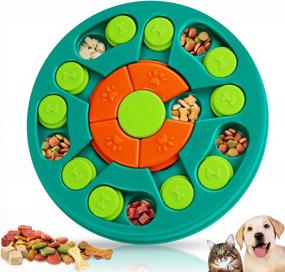 img 3 attached to WINGPET Interactive Dog Puzzle Toys - Slow Feeder For IQ Training, Mental Enrichment, And Treat Dispensing - Suitable For Small, Medium, And Large Dogs