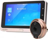 5-дюймовая видеокамера дверного звонка с oled-экраном, ик-камерой ночного видения, датчиком движения и широкоугольным объективом 160° логотип
