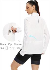 img 1 attached to Hiverlay UPF50+ SPF Quick Dry Long Sleeve Workout Shirts For Women - Lightweight Pullover Ideal For Running, Hiking, Golfing, And More!