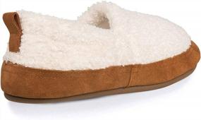 img 3 attached to Cozy Micro Suede Indoor/Outdoor Women'S House Slipper For Warm Comfort By Surblue