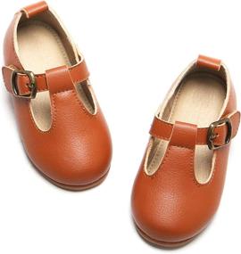 img 3 attached to Flaryzone Toddler Little School Oxford Girls' Shoes ~ Flats