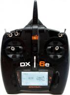 spektrum dx6e 6-channel dsmx 2.4ghz rc radio transmitter (no 📻 receiver) - 250 model memory, telemetry, wireless trainer link - black логотип