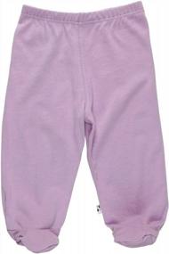 img 1 attached to Babysoy Unisex Footie Pants For Comfort And Style