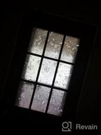 картинка 1 прикреплена к отзыву Decorative Flower Privacy Film For Windows - Niviy'S High-Quality 3D Static Cling Window Film | Non-Adhesive Window Covering | Size: 17.5" X 78.5 от Dustin Marshall