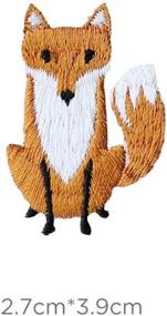 img 2 attached to Cute And Cool: 4 Fox Embroidery Patches For Iron-On Or Sewing Application