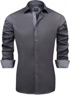 j.ver men's wrinkle-free stretch dress shirt: comfortable and stylish for any occasion логотип