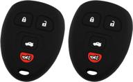 🔑 gm buick cadillac chevrolet pontiac saturn keyless entry remote cover protector - pack of 2 (15252034, 15912859) логотип