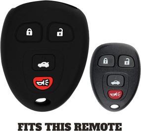 img 1 attached to 🔑 GM Buick Cadillac Chevrolet Pontiac Saturn Keyless Entry Remote Cover Protector - Pack of 2 (15252034, 15912859)