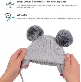 img 2 attached to Cozy Up This Christmas With JANGANNSA'S Cute Knitted Baby Beanie!