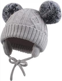img 4 attached to Cozy Up This Christmas With JANGANNSA'S Cute Knitted Baby Beanie!