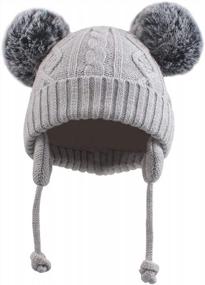 img 3 attached to Cozy Up This Christmas With JANGANNSA'S Cute Knitted Baby Beanie!