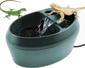 img 4 attached to 🦎 DAORDAER Reptile Chameleon Water Fountain Dripper: Double Filter Automatic System for Snake, Gecko, Lizard, Chameleon, Bearded Dragon