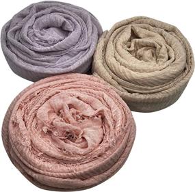 img 1 attached to Accessorize Your Style with AxeSickle Women Scarf Season Scarve: Premium Scarves & Wraps for Women