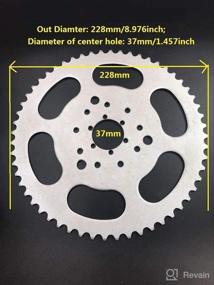 img 3 attached to 🚲 CDHPOWER 56 Teeth Sprocket for 410/415 Chain - Multifunctional 2 Stroke Gas Engine Motor Gas Motorized Bicycle