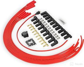 img 1 attached to 🔥 High Performance ACCEL 8mm Spark Plug Wire Set: Super Stock Spiral for Universal Vehicles, Red