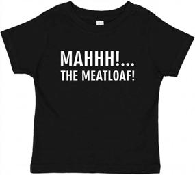 img 1 attached to Adorable And Hilarious Toddler Boy T-Shirt With 'Ma, The Meatloaf' Design!