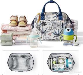 img 1 attached to Bc Babycare Diaper Bag Backpack, Ultra-light Baby 👶 Diaper Bag Tote, Trendy Baby Girl Boy Diaper Bag