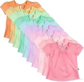 img 4 attached to HonestBaby Organic Multi Packs 10 Pack Rainbow Apparel & Accessories Baby Girls ... Clothing